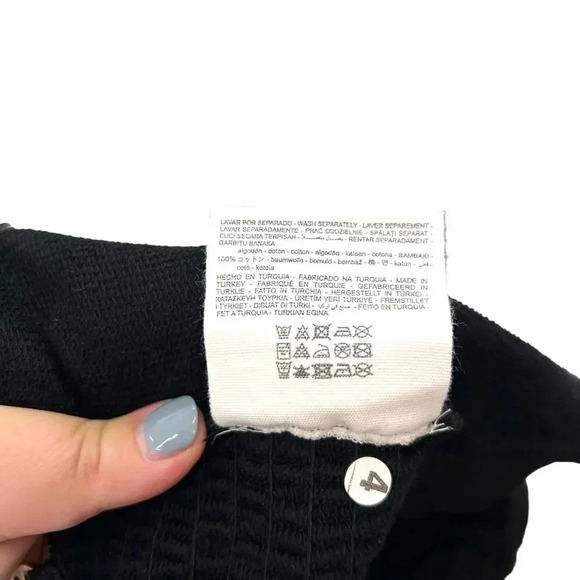 Zara Corset Tank Top Bralette Lace Up‎ Sweetheart Shirred Black Size Medium - Picture 11 of 11